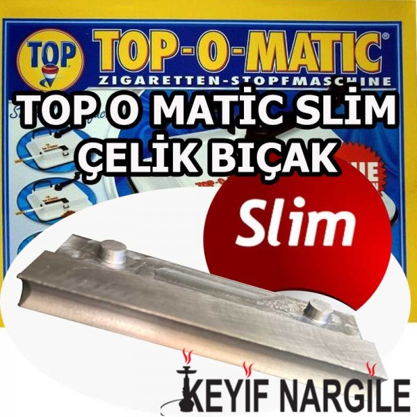 Top O Matic Slim Sigara Sarma Makinası Yedek Çelik Bıçağı, Press